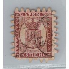 FINLANDIA 1866 Yv 11 CON EXPERTA REPARACION NO VISIBLE DESDE EL FRENTE RARA ESTAMPILLA 